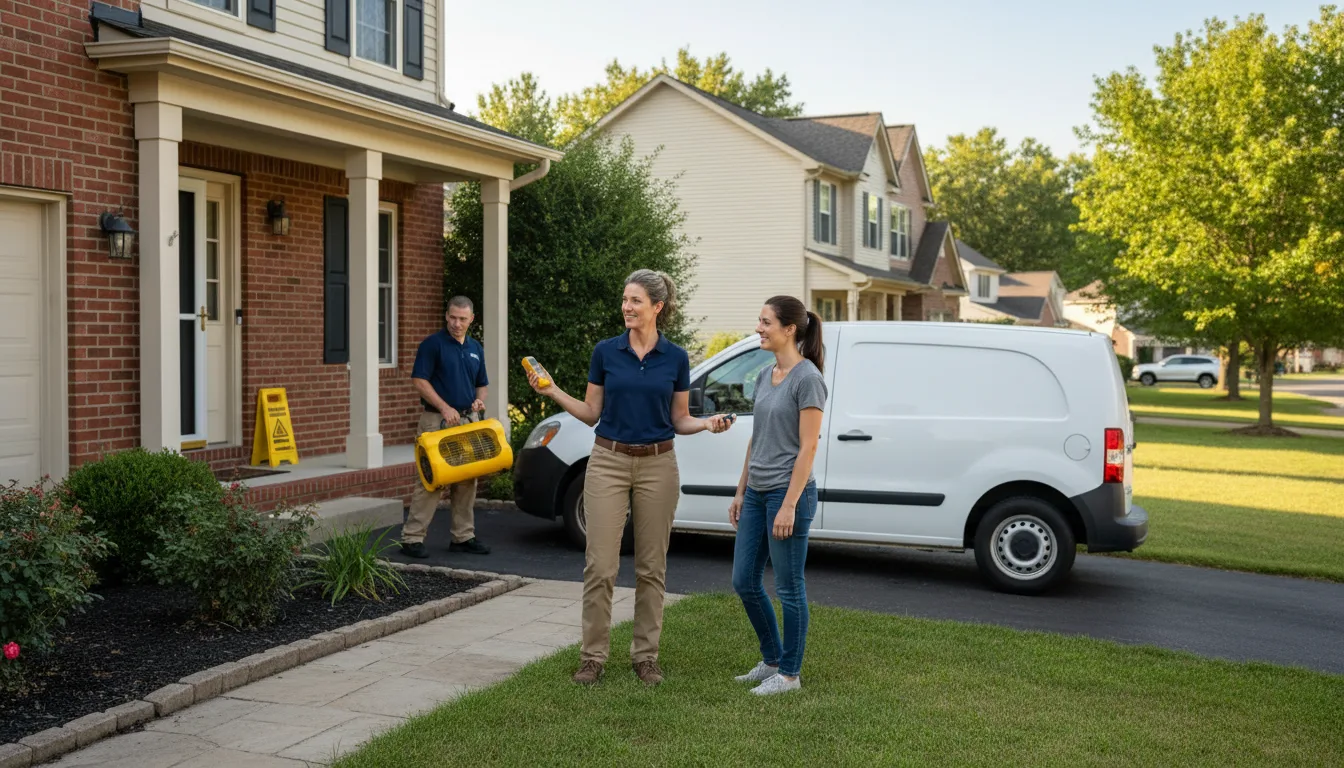 Water restoration image for Water Damage & Restoration Services in Roebling, NJ